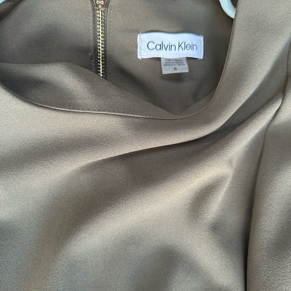 Calvin Klein Taupe Dress